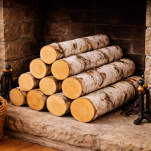 Load image into Gallery viewer, Birch Fireplace Logs 16"

